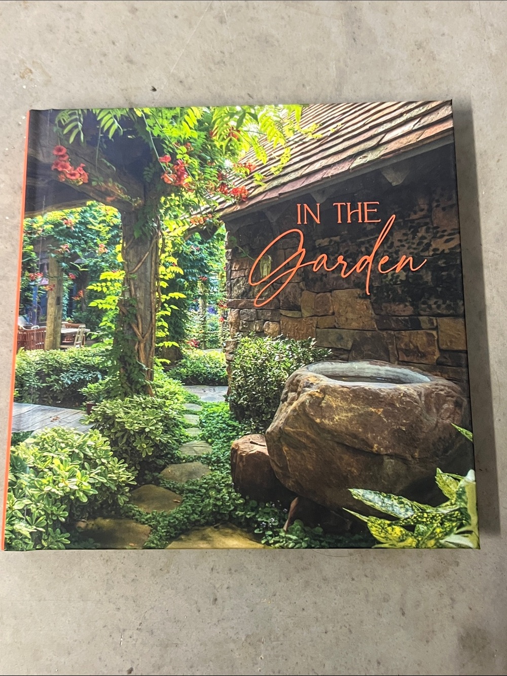 NWT In The Garden Decorative Coffee Table Book - Green Cover